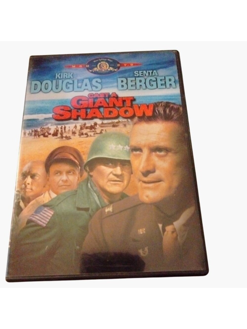 Cast A Giant Shadow DVD Kirk Douglas Senta Berger Drama Action NTSC MGM Edition